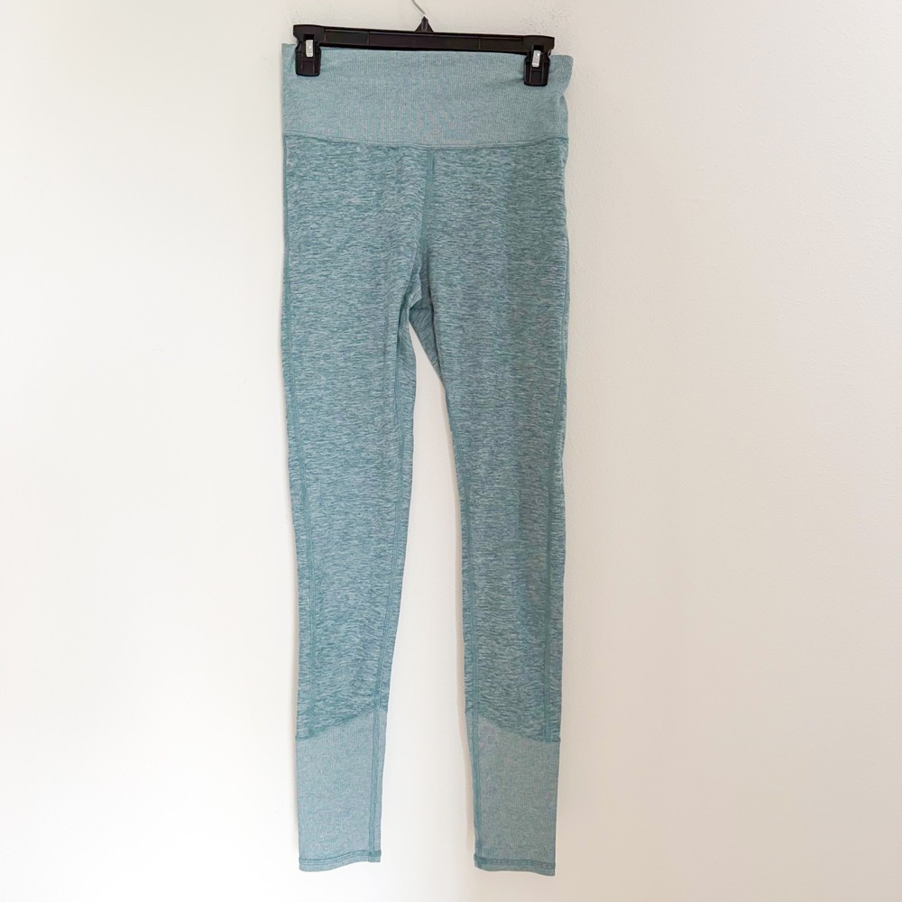 Alo Yoga High Waist Lounge Leggings Pastel Green Coquette Cottagecore M